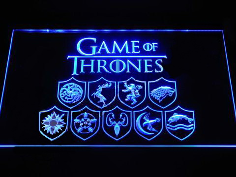 Game of Thrones Family Sigils LED Neon Sign